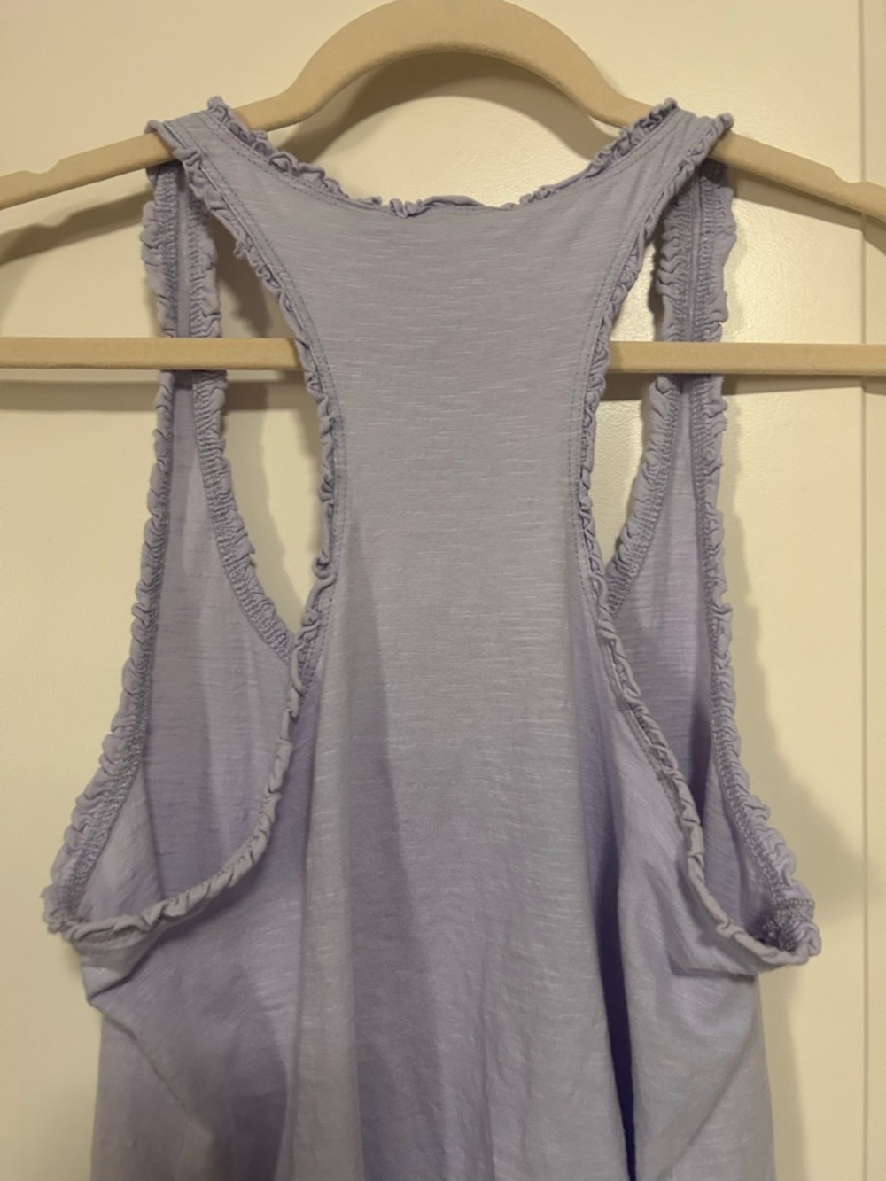 🦄💜🪁Dorothy Perkins Lavender Ruffle-Edge Racerback Tank🪁💜🦄 - Picture 8 of 10
